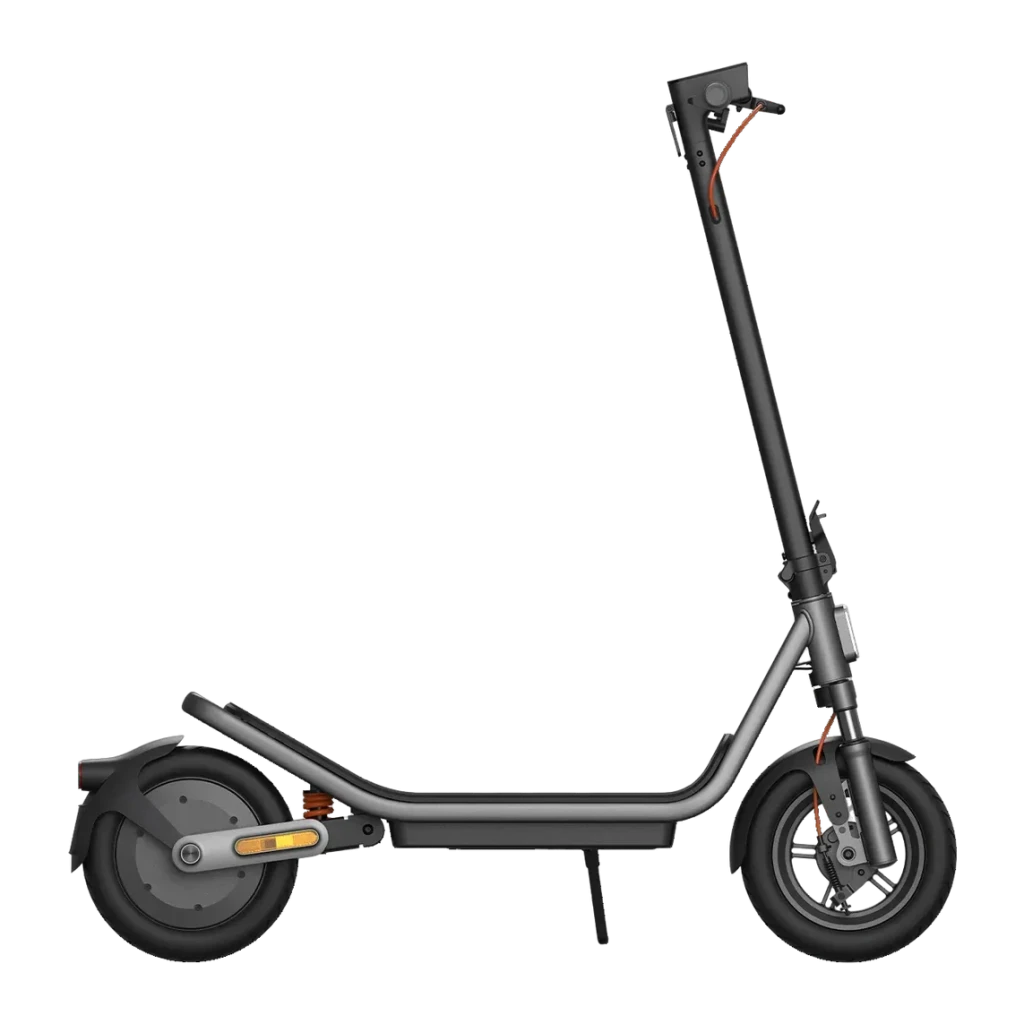 Trottinette Électrique Xiaomi Electric Scooter 6 400W 45km 20km/h 12 pouces Gris, détail: vue latérale complète