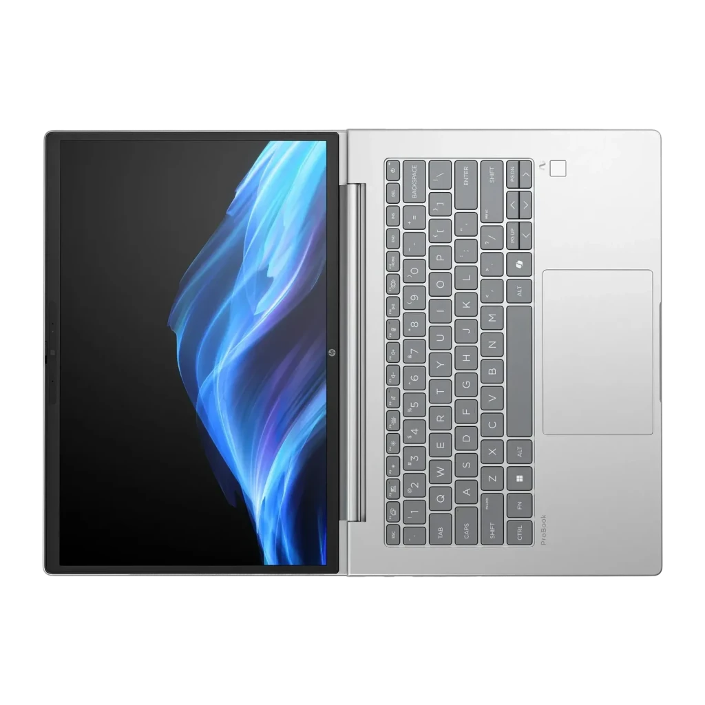 Portátil HP ProBook 4 G1q 16GB/512GB 14 pulgadas IPS WUXGA Snapdragon X1-26-100 SSD NVMe Windows 11 Pro Plata, detalle