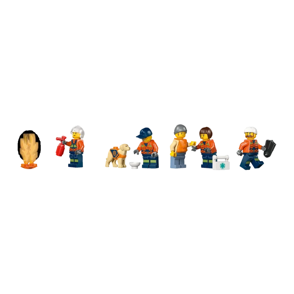 Set de construcción LEGO City Barco y Helicóptero de Rescate de Guardacostas 60504 742 piezas, detalle: 5 minifiguras