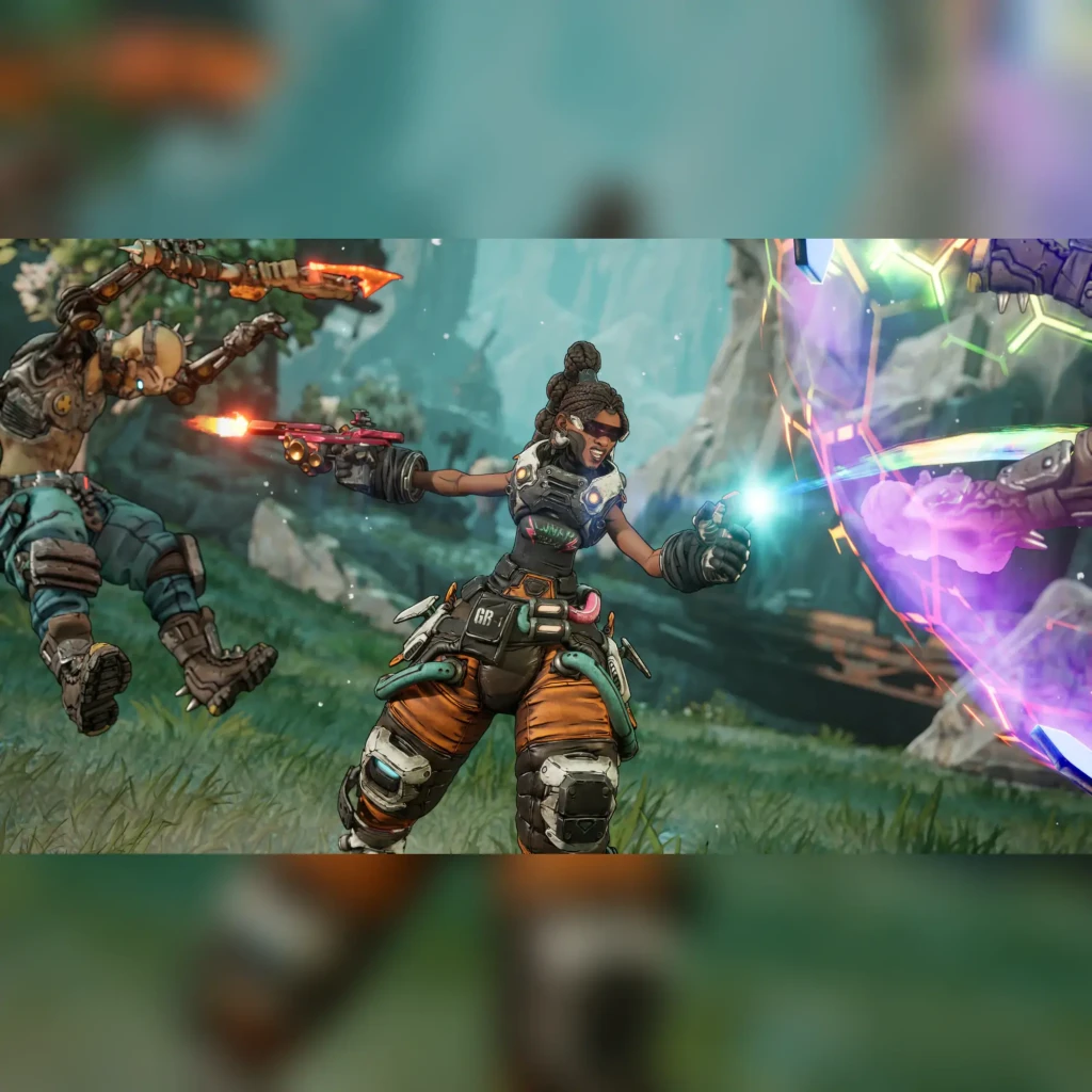 Videojuego 2K Borderlands 4 Estándar Xbox Series X, en uso: personaje femenino en combate con poderes y enemigos