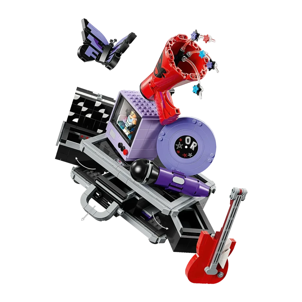 Set de construcción LEGO Editions Almacén Secreto de Olivia Rodrigo 43030 1085 piezas, detalle: vinilo OR, micrófono morado
