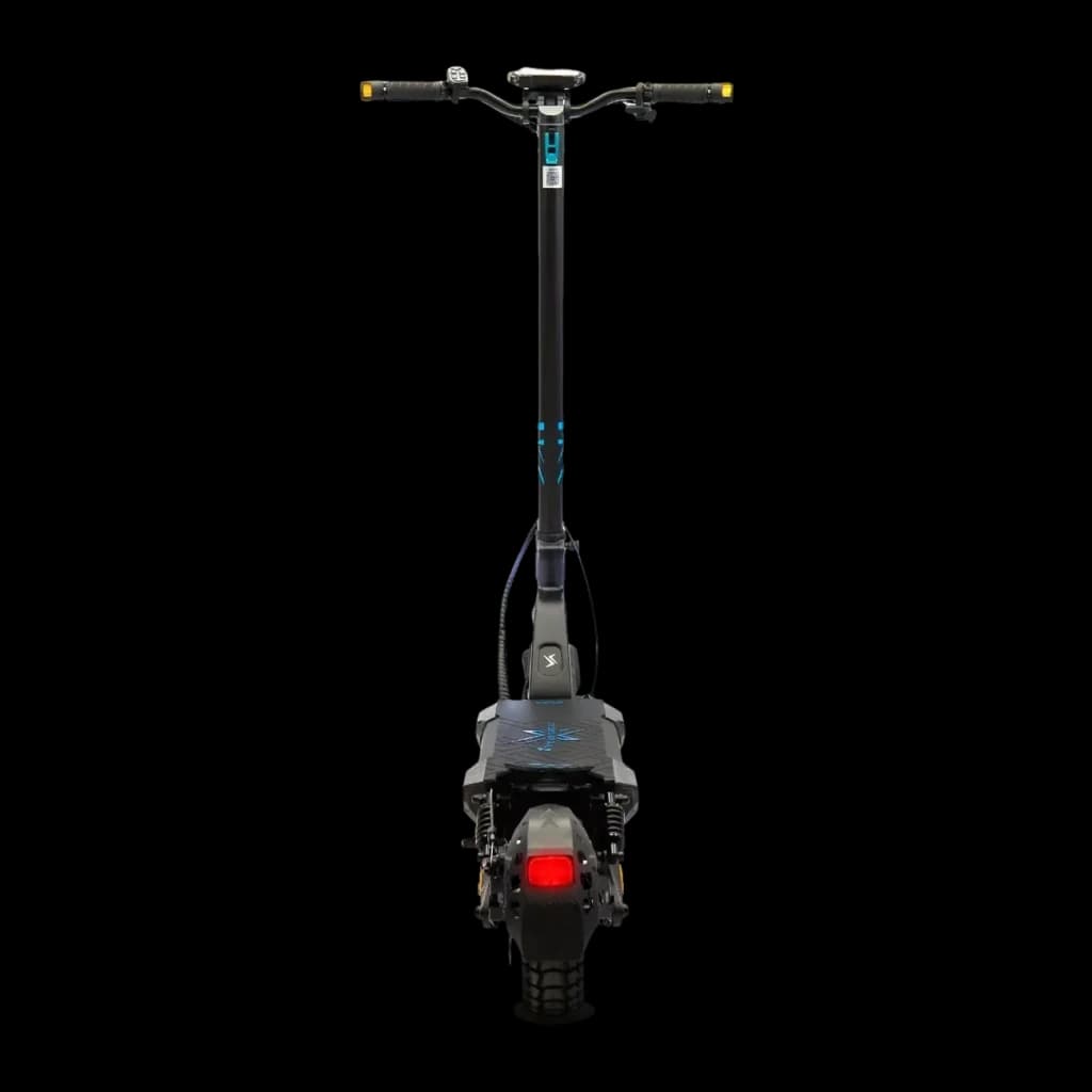 Patinete eléctrico smartGyro CrossOver Dual Max 2 LR 1000W 60km 25km/h 10 pulgadas Negro, vista trasera: manillar, poste