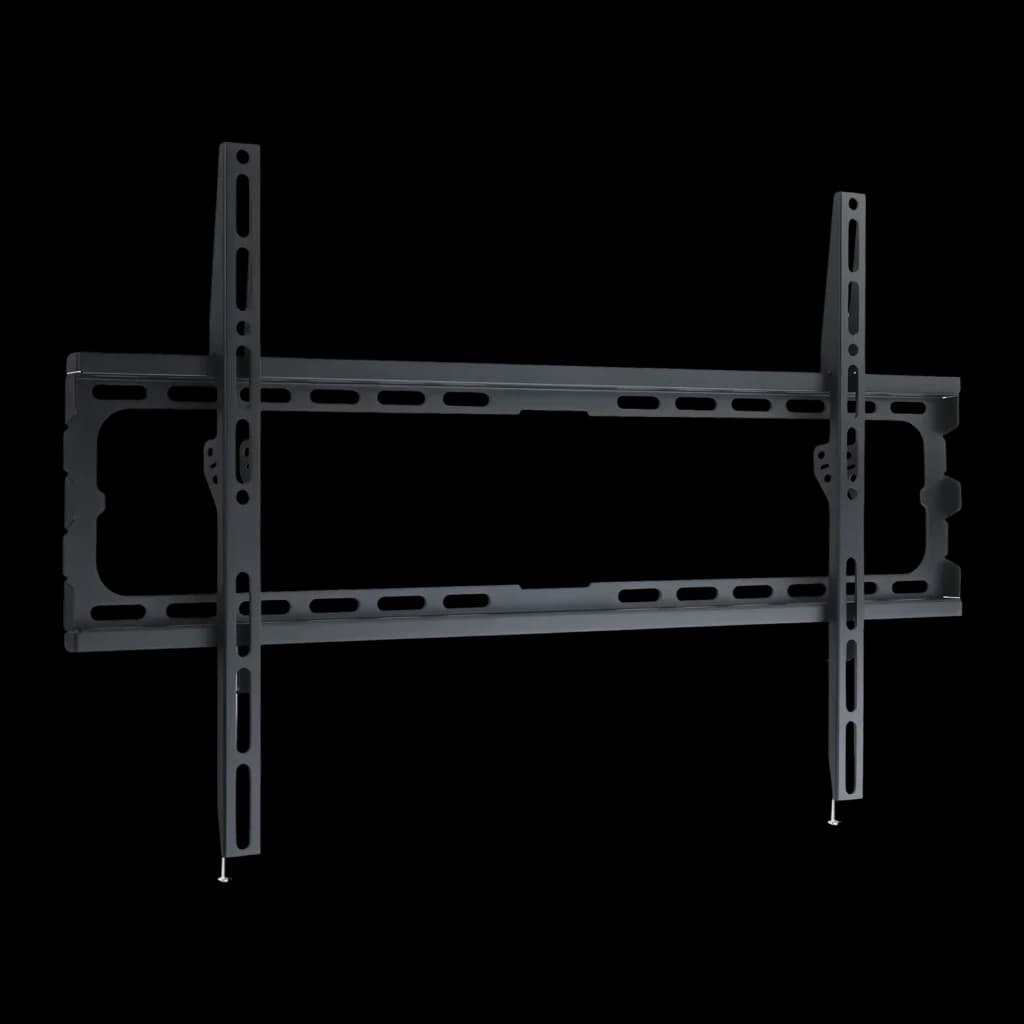 Soporte TV TooQ Negro Fijo 37-80 pulgadas VESA 600x400 LP1080F-B, vista frontal: estructura metálica con ranuras