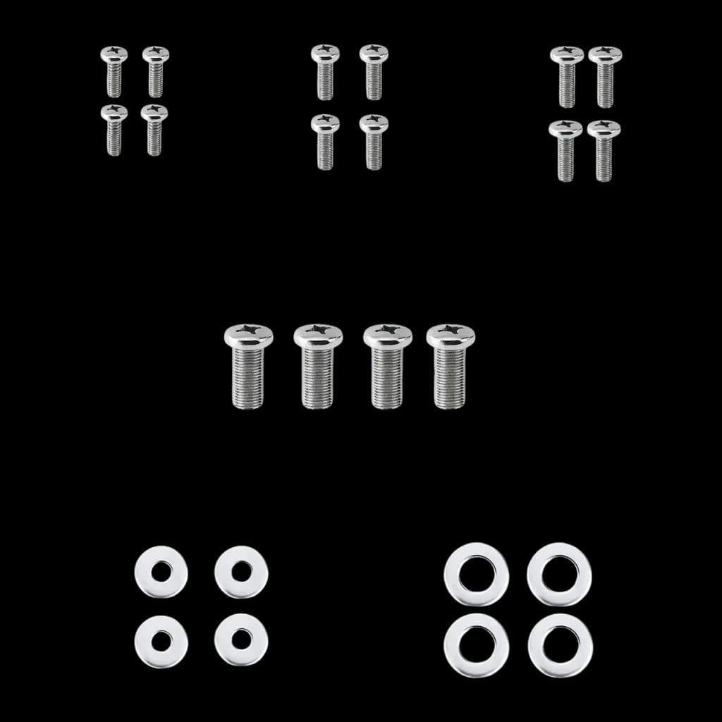 Soporte TV TooQ Negro Fijo 37-80 pulgadas VESA 600x400 LP1080F-B, detalle: tornillos y arandelas de montaje incluidos