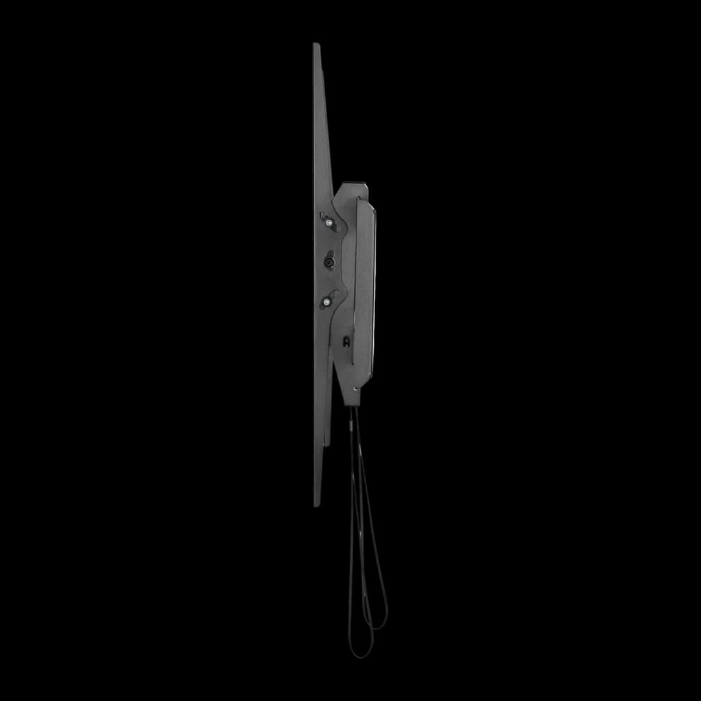 Support TV Equip Noir Mural Inclinable ±10° 60 pouces-120 pouces 650339, détail latéral: profil fin avec mécanisme