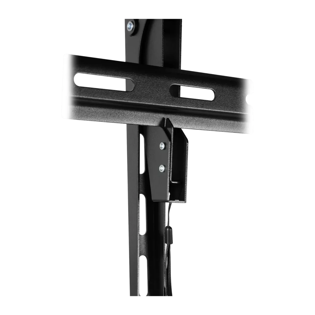 Support TV Equip Noir Mural Inclinable ±10° 60 pouces-120 pouces 650339, détail: rail horizontal et mécanisme