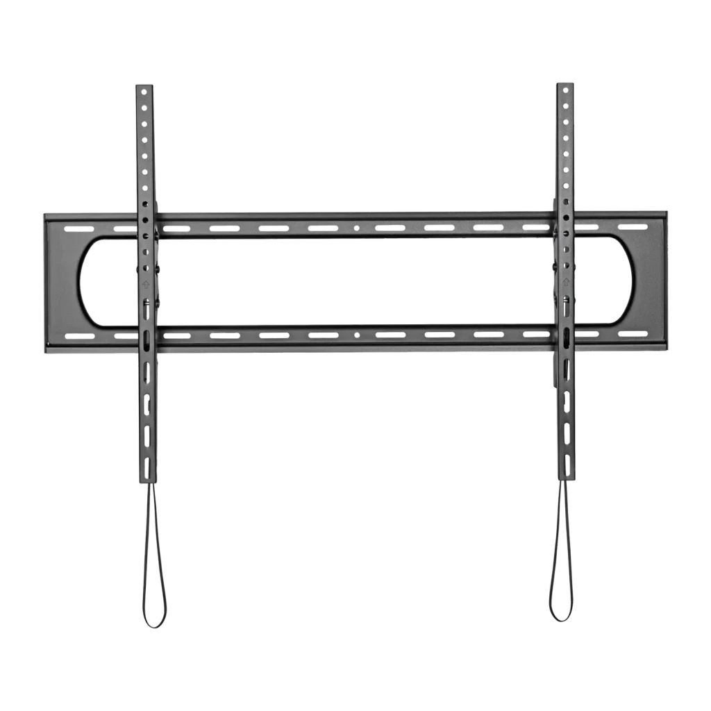 Support TV Equip Noir Mural Inclinable ±10° 60 pouces-120 pouces 650339, détail: platine avant avec fentes de réglage
