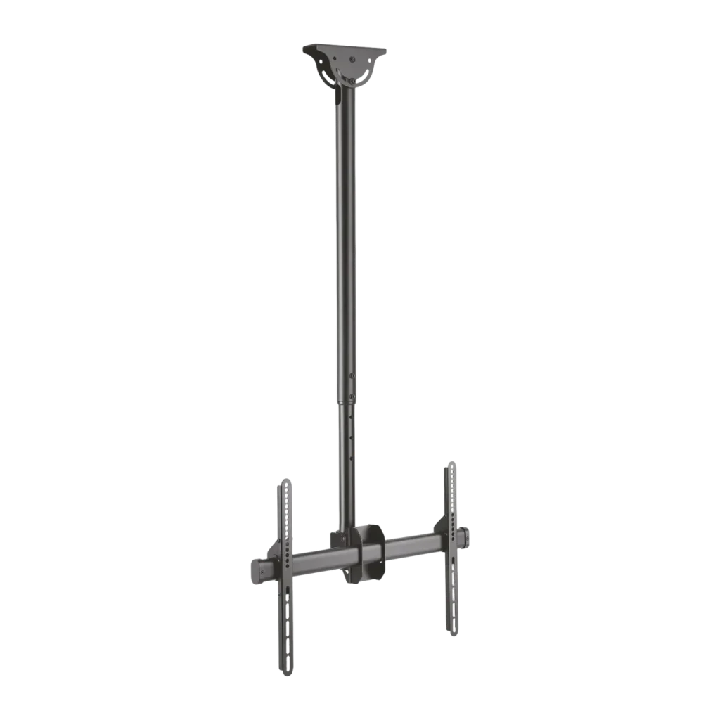 Suporte TV AISENS Preto Teto Giratório 360° 37 polegadas-70 polegadas CT70TSLE-033, vista frontal: poste extensível