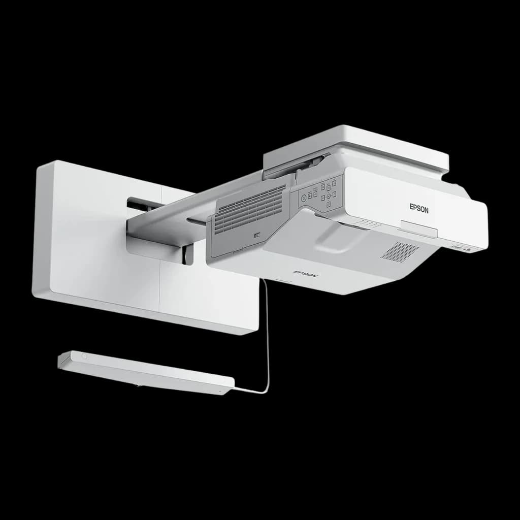Projetor Epson Ultra-Curto Full HD 1080p 3600 Lúmens ANSI Laser 3LCD Branco EB-735Fi, detalhe: suporte de parede