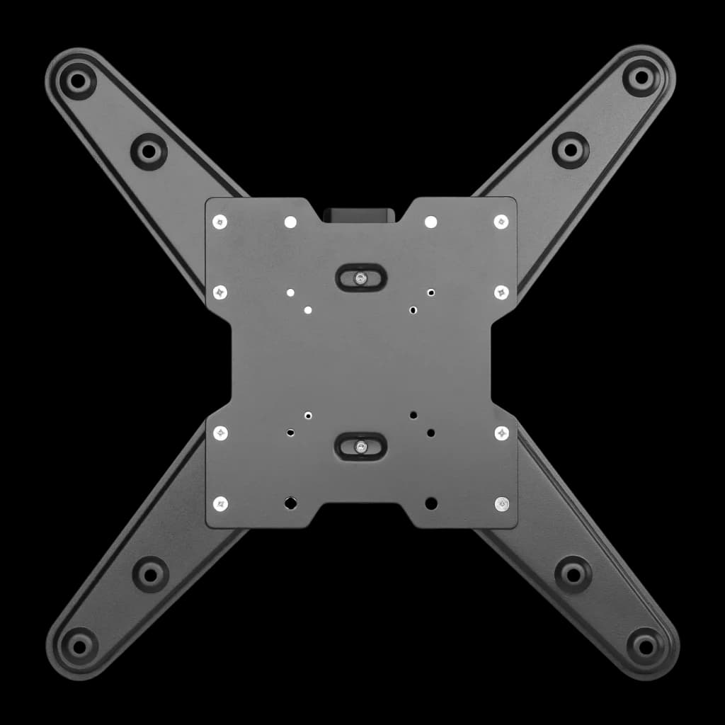 Support TV Fonestar Noir Mural Articulé 180° 23 pouces-55 pouces STV-683N, détail: platine VESA vue de face avec bras en X