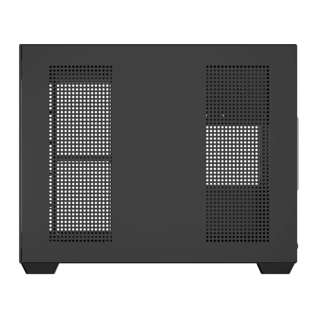 Caja PC DarkFlash B275 Cristal Templado 270° M-ATX / ITX 355x275x354mm Negro, detalle: panel lateral opaco con rejillas