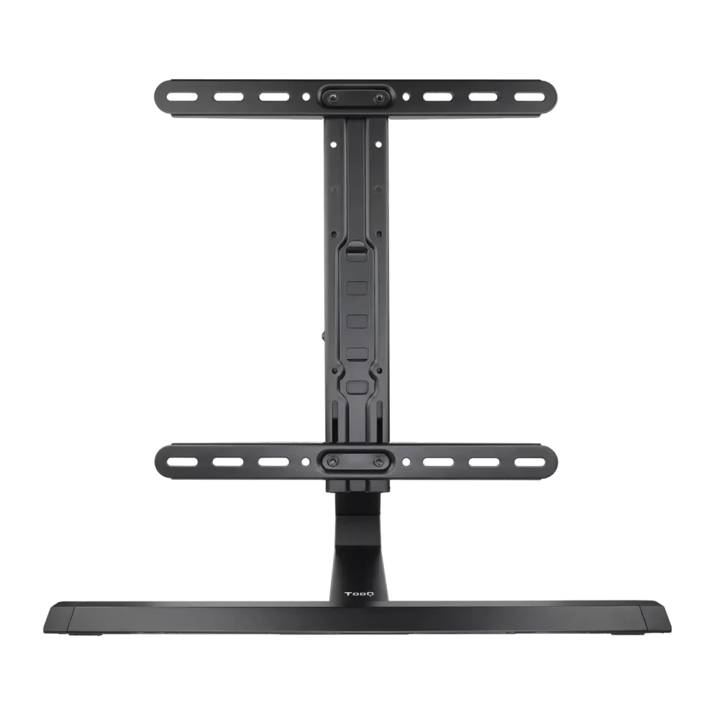 Soporte TV TooQ Negro Mesa Regulable en altura 32 pulgadas-65 pulgadas DB3265F-B, detalle: columna central extensible