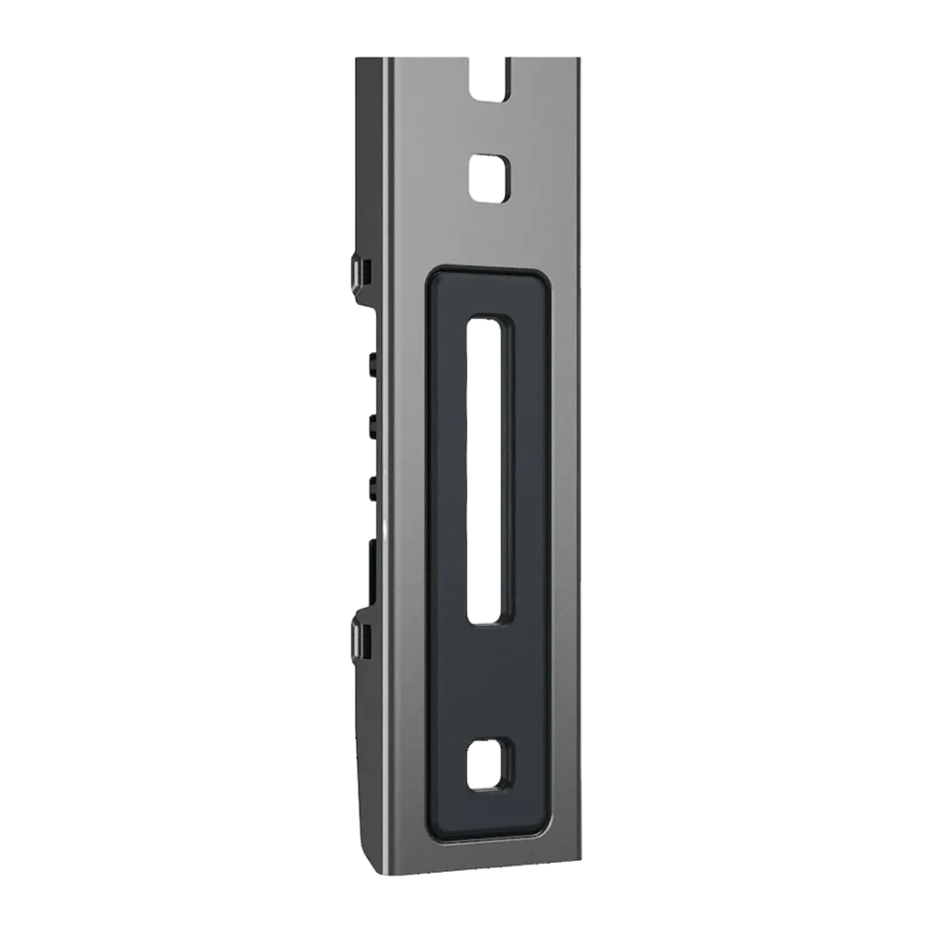 Soporte TV Vogel's Elite TVM 5505 Negro Fijo 32-77 pulgadas VESA 400x400, detalle: placa de pared en ángulo lateral