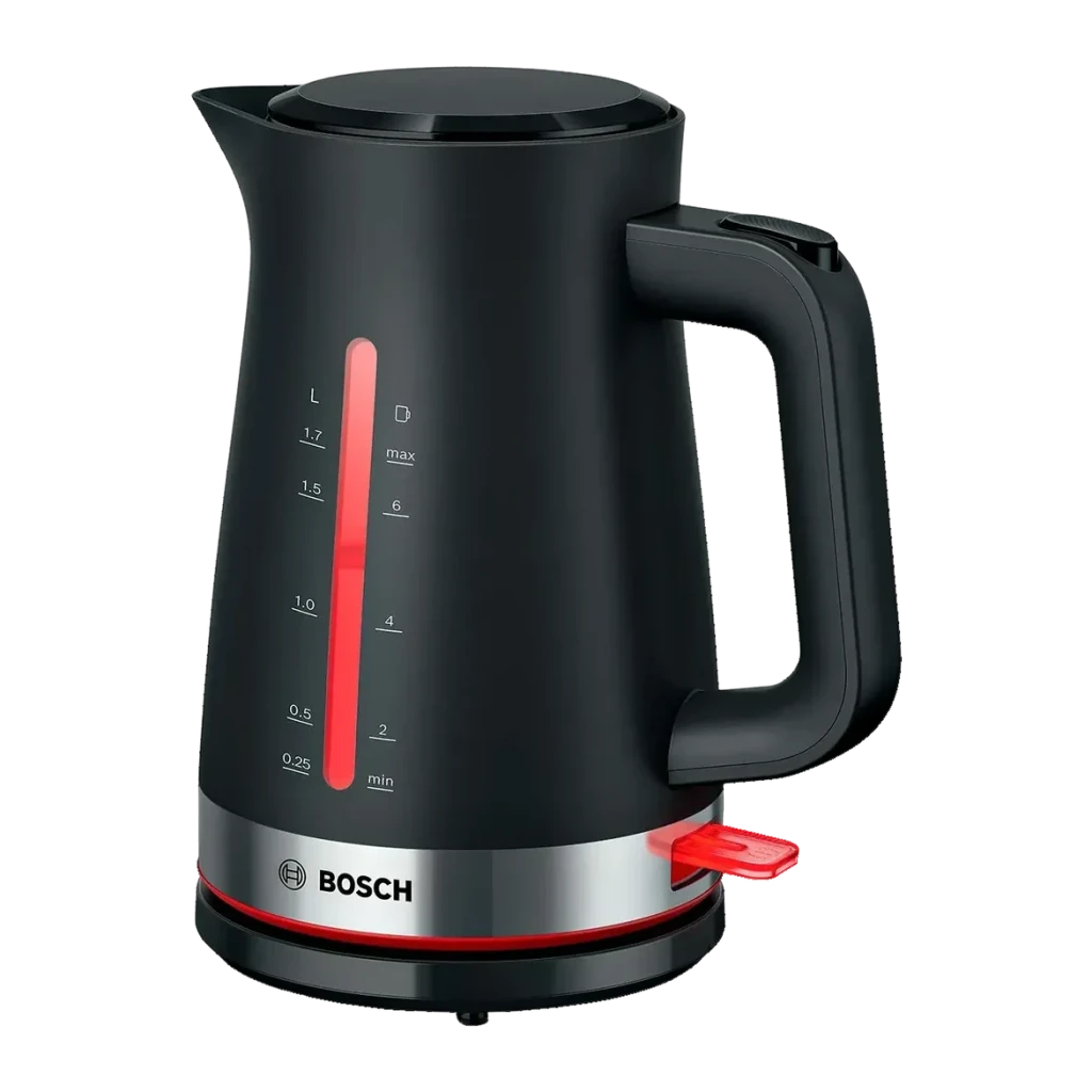 Hervidor eléctrico Bosch 1,7L 2400W Negro TWK4M223