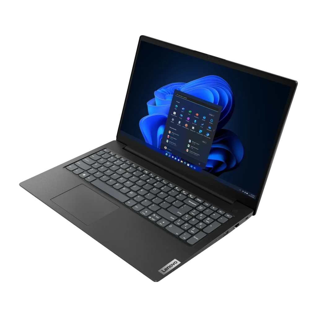 Portátil Lenovo V15 G4 AMN 16GB/512GB 15,6 pulgadas FHD AMD Ryzen 5 7520U SSD NVMe PCIe 4.0 Windows 11 Home Negro, detalle