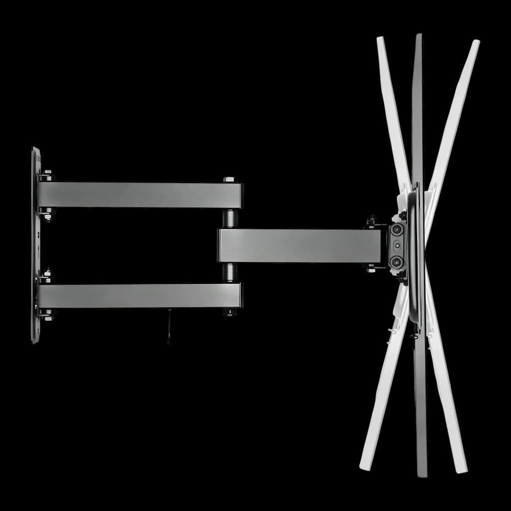 Support TV Equip Noir Mural Articulé Pivotant et Inclinable 37-70 pouces 650342, détail: double bras articulé déployé