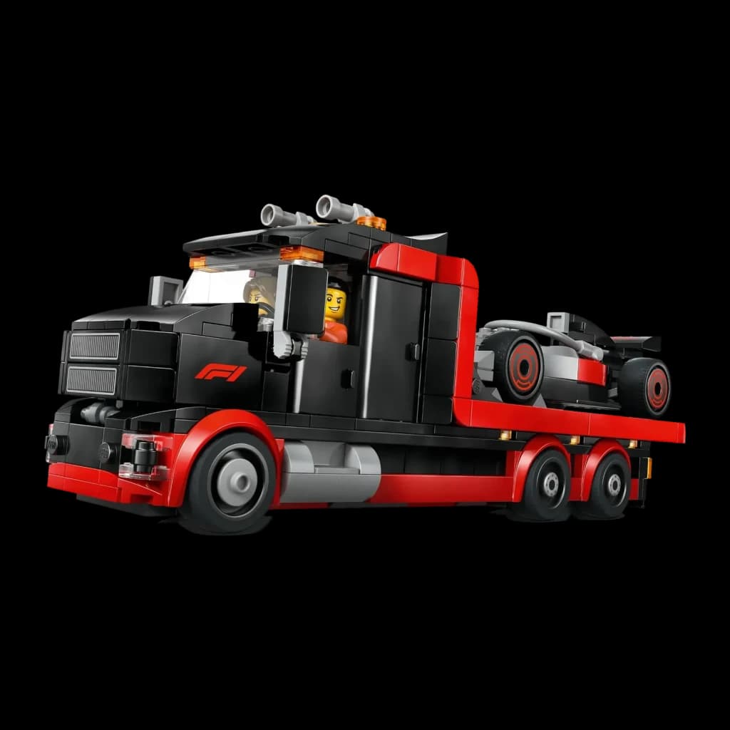 Set de construction LEGO City Camion d'Exposition F1 avec Voiture de Course Audi F1 60493 508 pièces 7+ ans, détail: vue