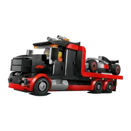 Set de construction LEGO City Camion d'Exposition F1 avec Voiture de Course Audi F1 60493 508 pièces 7+ ans, détail: vue