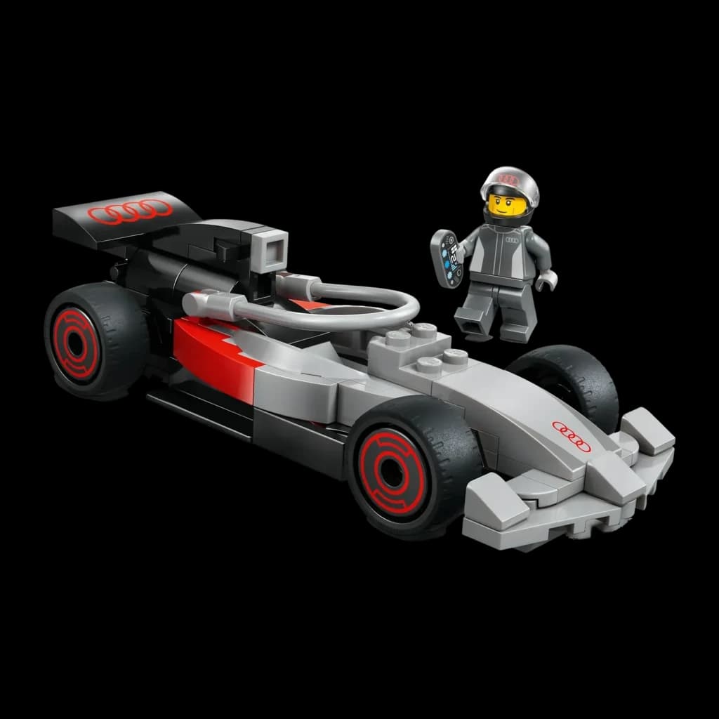 Set de construction LEGO City Camion d'Exposition F1 avec Voiture de Course Audi F1 60493 508 pièces 7+ ans, détail: voiture