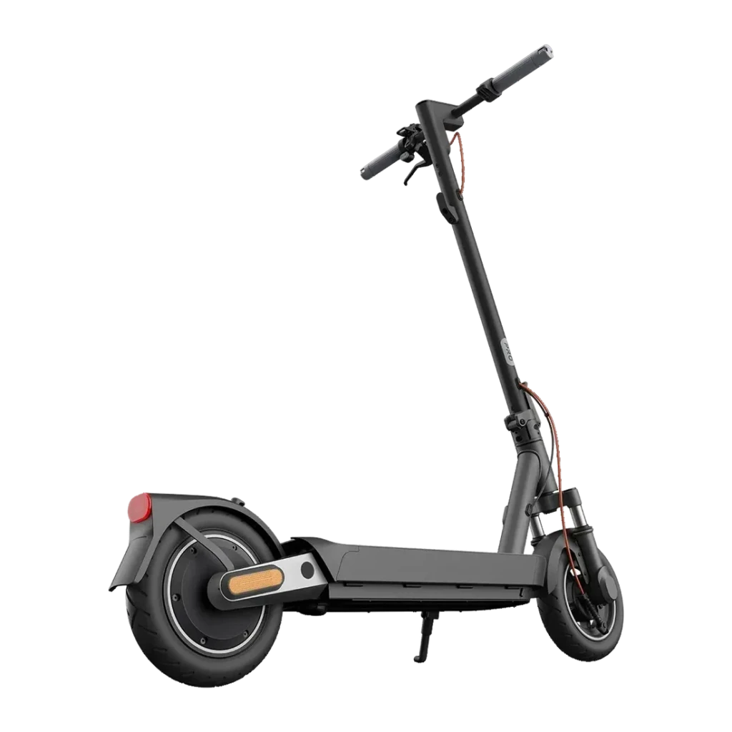 Trottinette Électrique Xiaomi Electric Scooter 5 Pro 400W 60km 25km/h 10 pouces Noir, vue arrière: roue arrière avec moyeu