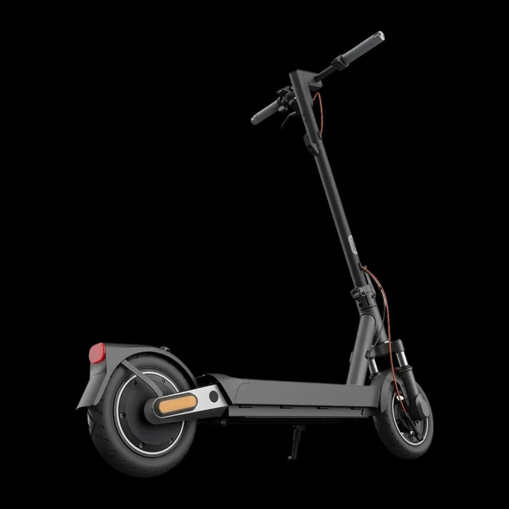 Trottinette Électrique Xiaomi Electric Scooter 5 Pro 400W 60km 25km/h 10 pouces Noir, vue arrière: roue arrière avec moyeu