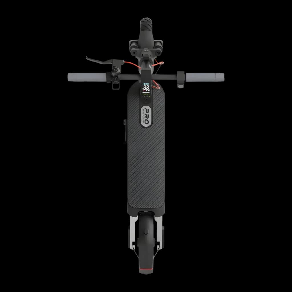 Trottinette Électrique Xiaomi Electric Scooter 5 Pro 400W 60km 25km/h 10 pouces Noir, détail: vue zénithale avec écran LED