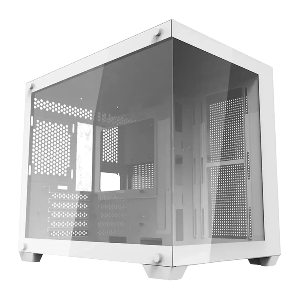 Caja PC Darkflash Cristal Templado M-ATX / ITX 370x285x440mm Blanco C285MP