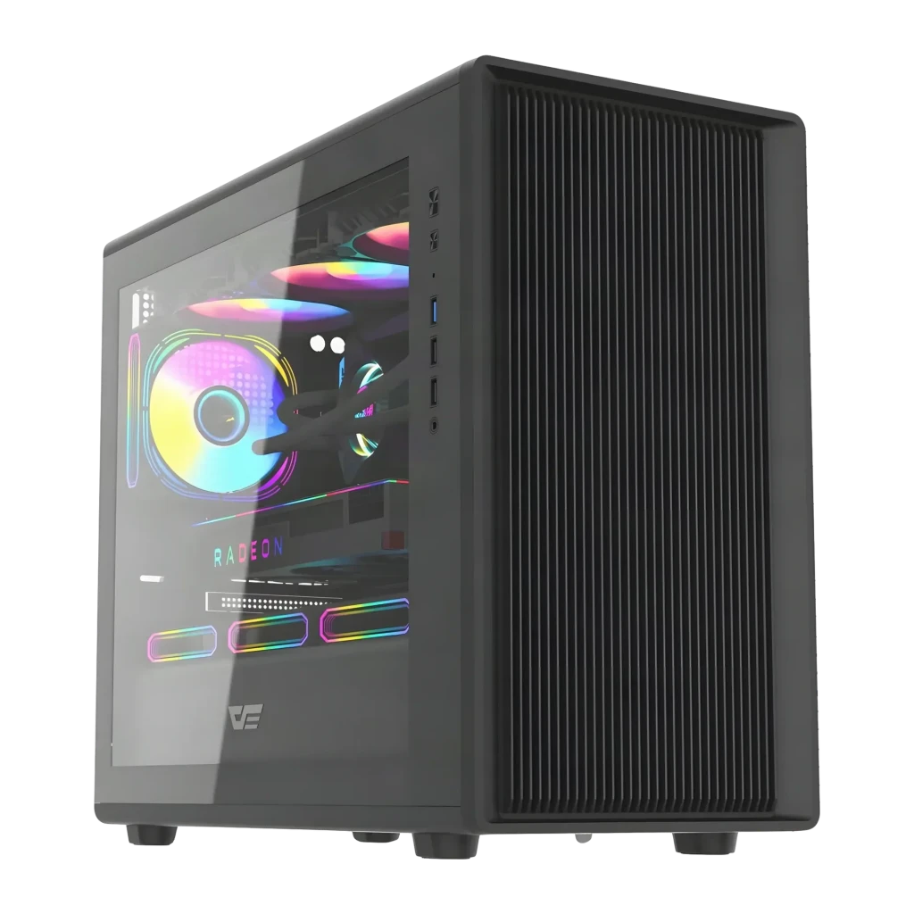 Caja PC Darkflash Cristal Templado M-ATX/ITX 360mm Negro DB460M