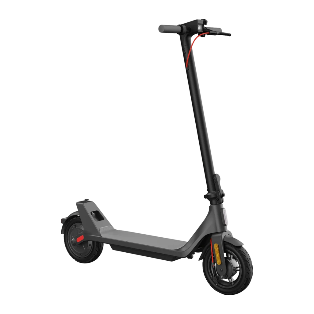 Trottinette Électrique Xiaomi Electric Scooter 4 Lite 2nd Gen 300W 25km/h 10 pouces Noir, vue de face: trottinette complète