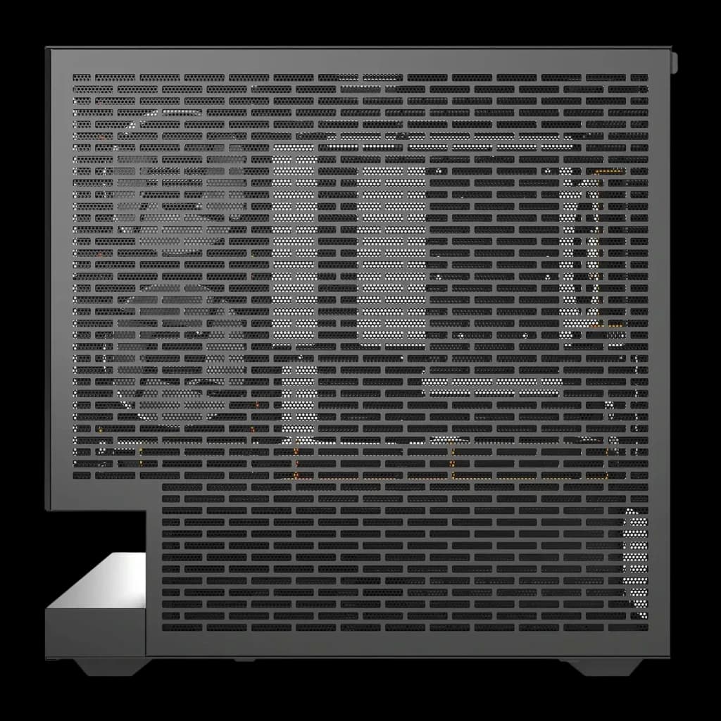 Caja PC Darkflash F1 Cristal Templado ATX/M-ATX/ITX Negro, detalle: panel lateral izquierdo con malla perforada