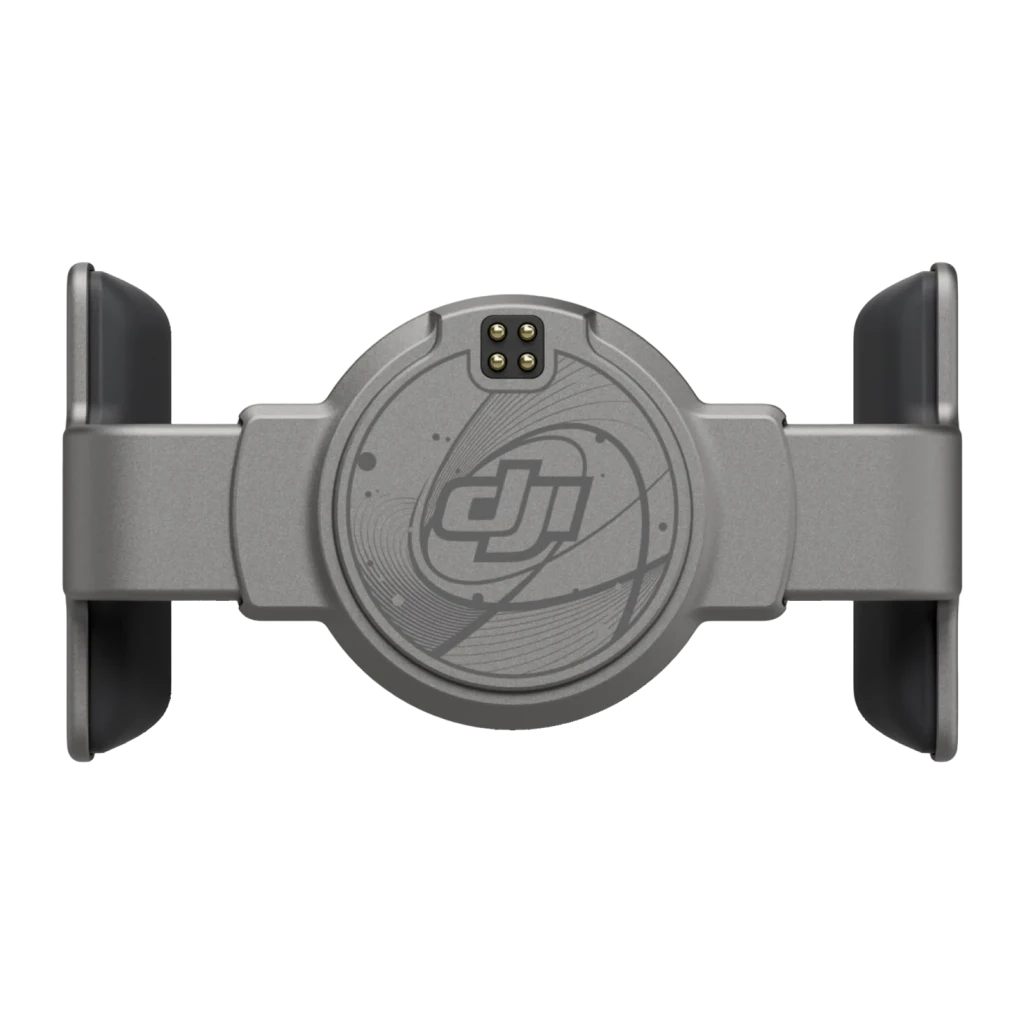 Soporte Magnético DJI para Smartphone Osmo Mobile 7 Gris 170–300 g, vista trasera: disco magnético con logo DJI, pines