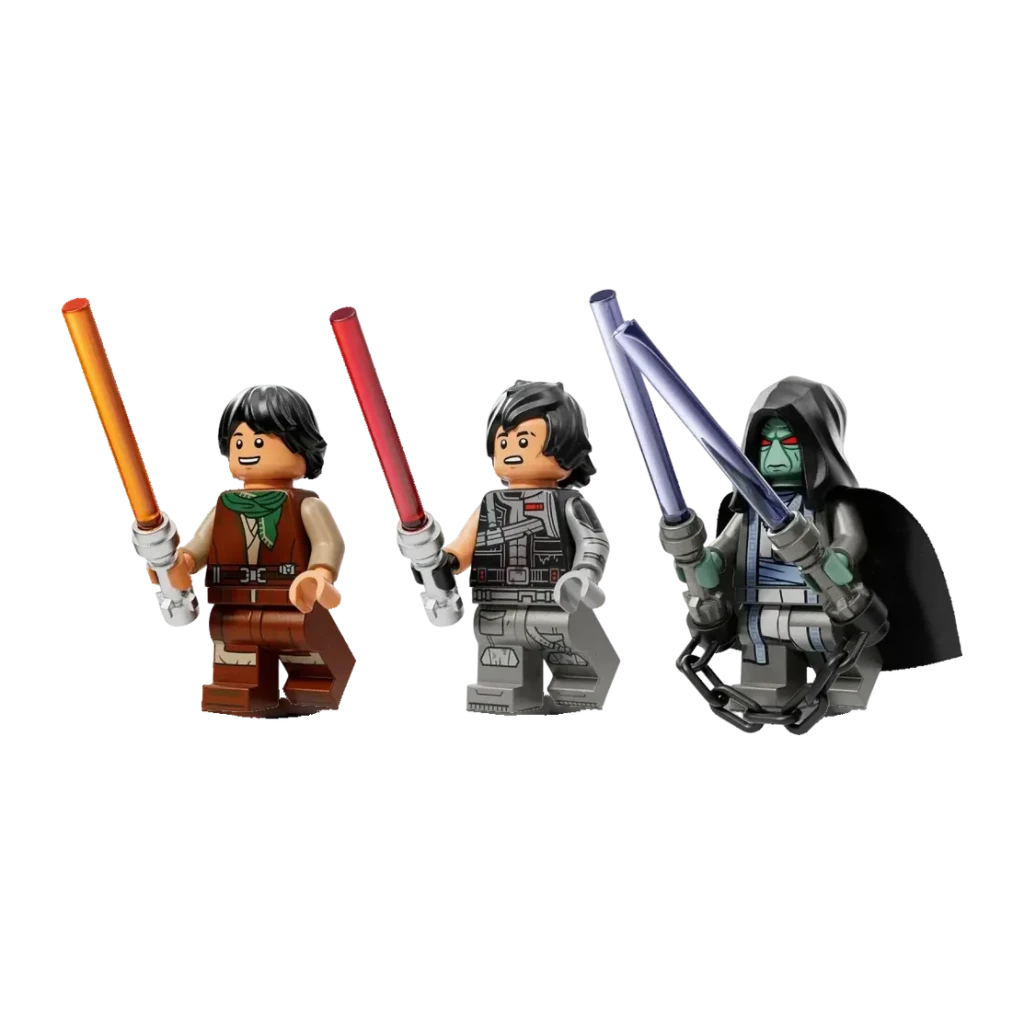 LEGO Star Wars Speeder de Nieve Force Burner 75414 349 piezas 7+ años, detalle: 3 minifiguras con sables de luz naranja