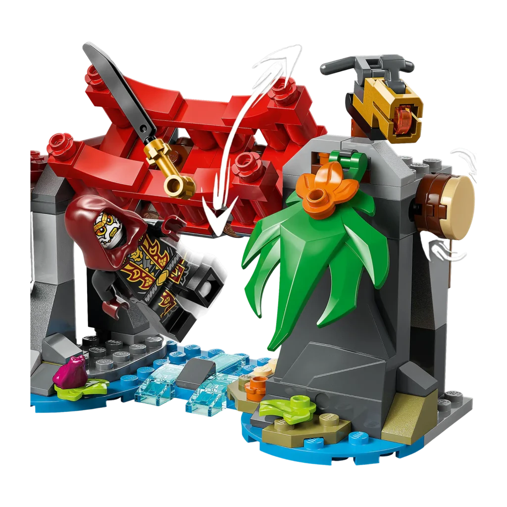 Set LEGO Ninjago 71857 Bataille de Véhicules Ninja près de la Cabane dans l'Arbre 642 pièces 7+ ans, détail: minifigurine