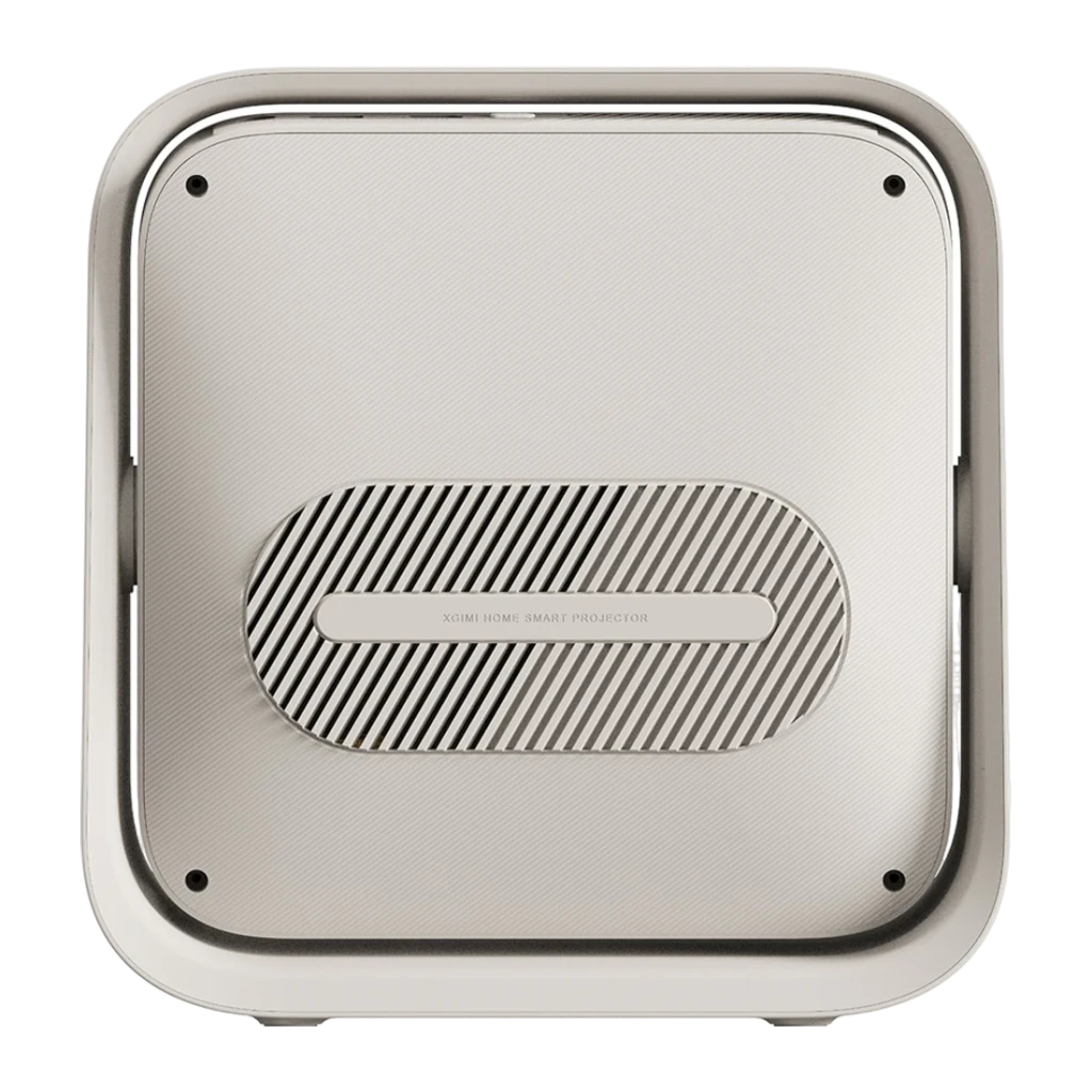 Proyector XGIMI Elfin Flip Plus Full HD 1080p 500 lúmenes ISO LED DLP Google TV Beige, vista trasera: rejilla de ventilación