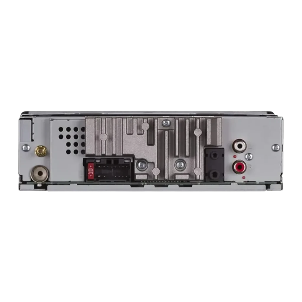 Autorradio Pioneer Negro 1 DIN Bluetooth MVH-S420DAB, vista trasera: conectores RCA, conector ISO y antena