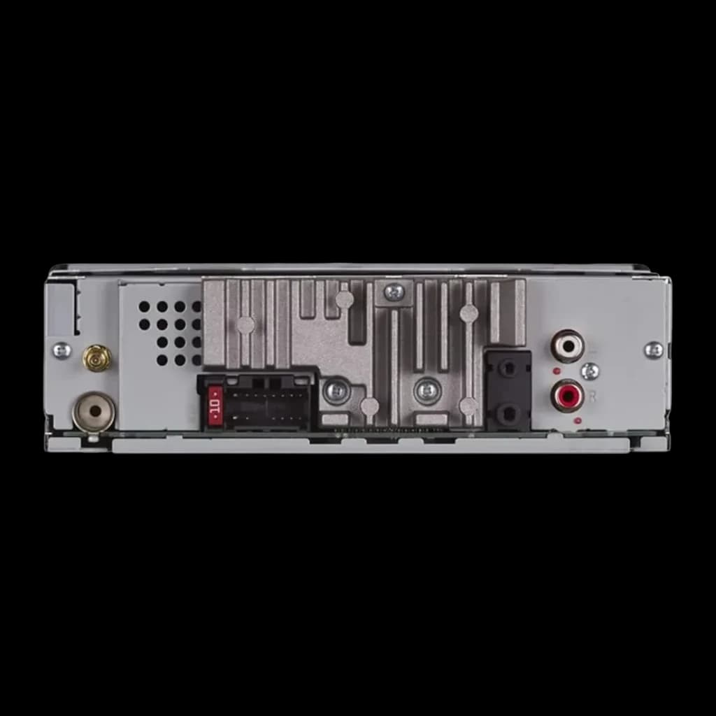 Autorradio Pioneer Negro 1 DIN Bluetooth MVH-S420DAB, vista trasera: conectores RCA, conector ISO y antena