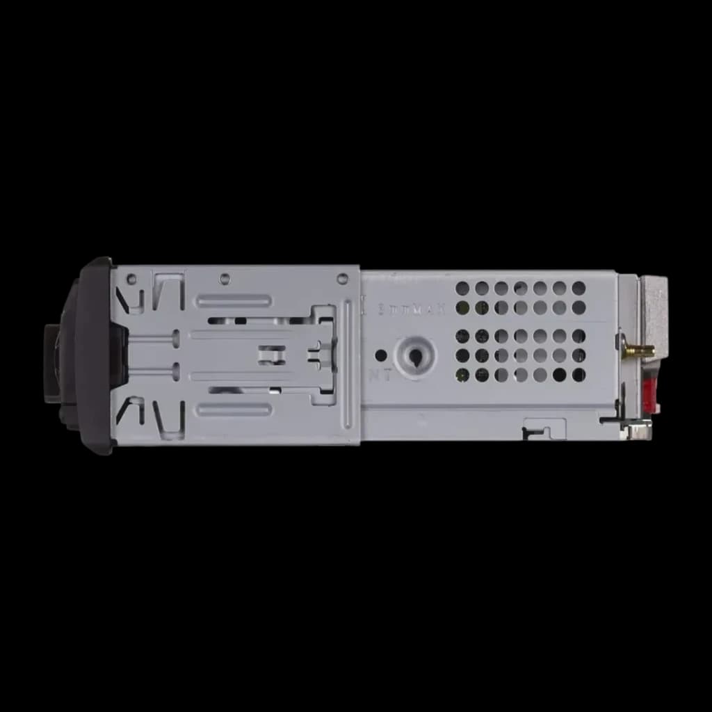 Autorradio Pioneer Negro 1 DIN Bluetooth MVH-S420DAB, detalle: vista trasera con carcasa metálica gris, rejilla