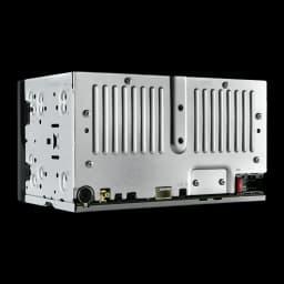 Autorradio Pioneer Negro 6.2 pulgadas 2 DIN Bluetooth AVH-A240DAB, detalle: parte trasera metálica con rejillas