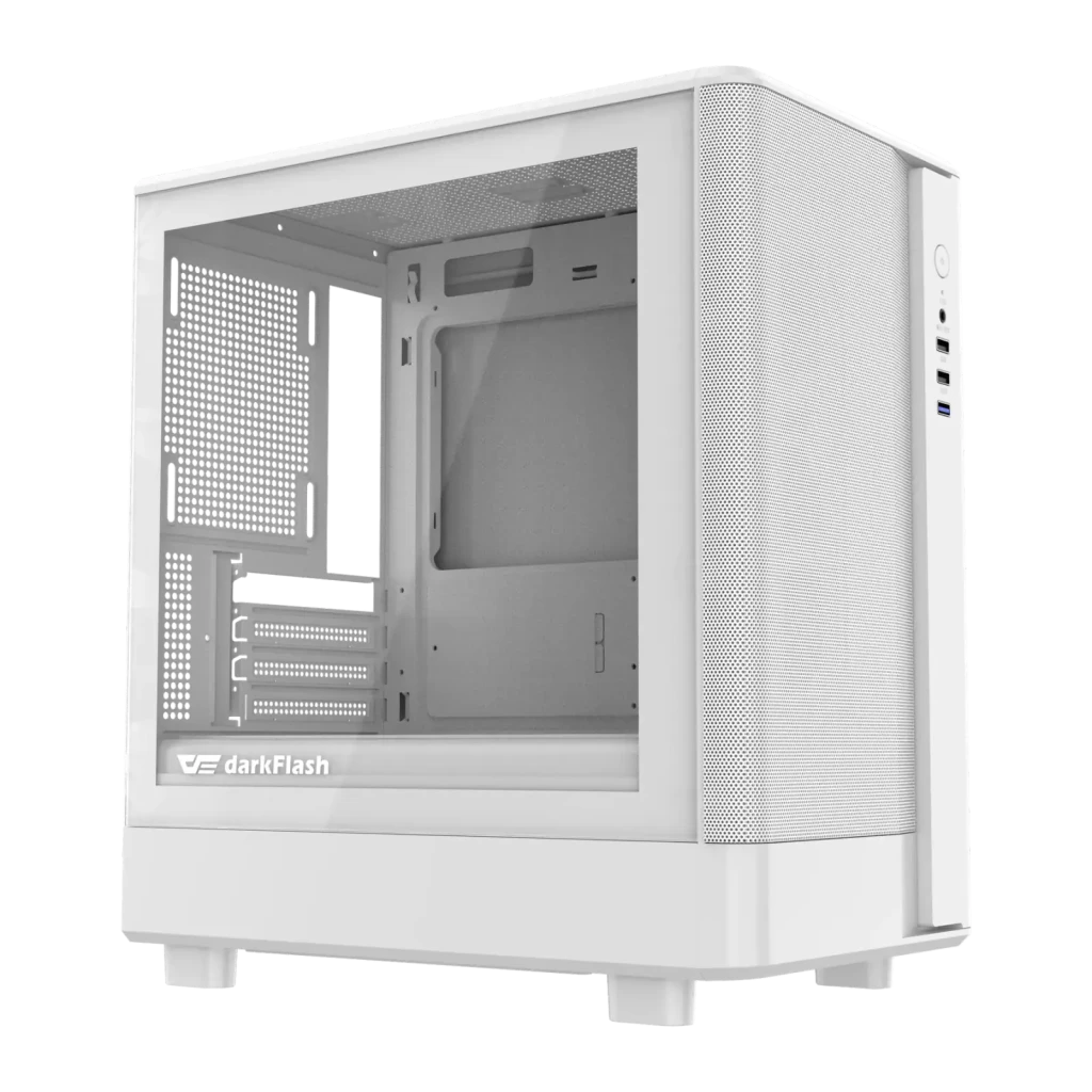Caja PC Darkflash Mesh Cristal Templado M-ATX/ITX Blanco DB330M
