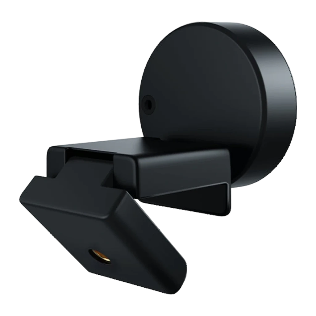 Webcam EMEET SmartCam C950 Full HD 1080p Noir, vue arrière: corps circulaire, support articulé et connecteur USB-C doré