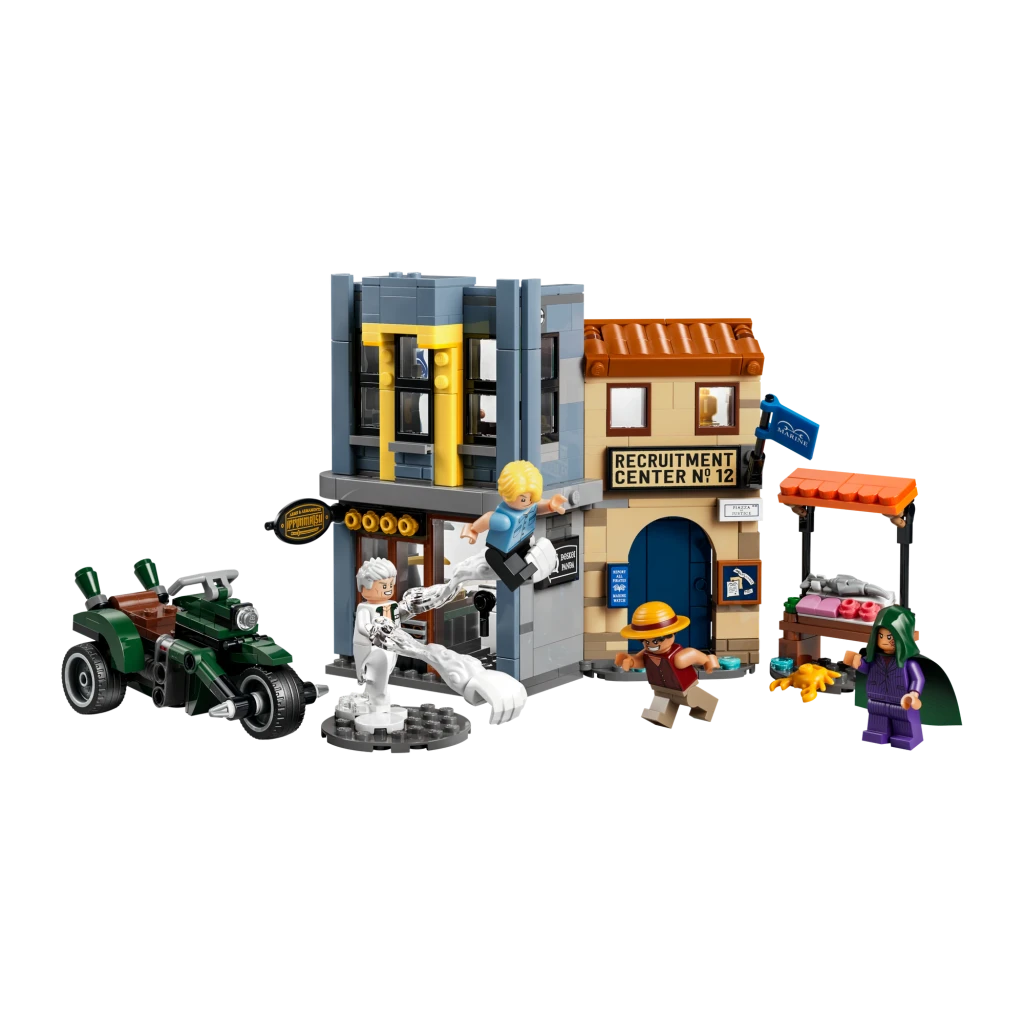 Set de construcción LEGO One Piece Duelo contra el Capitán Smoker 75642 547 piezas A partir de 9 años, vista frontal