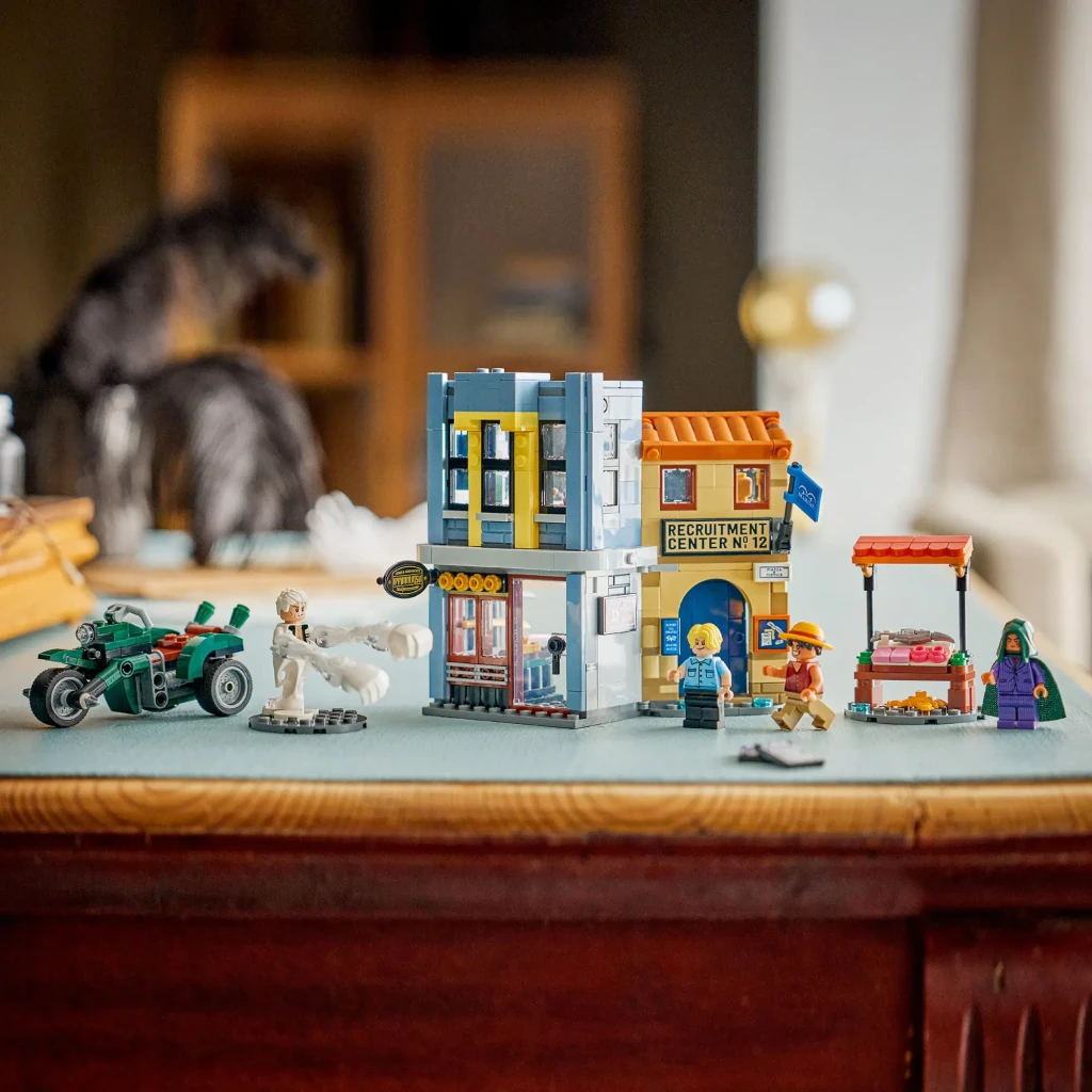 Set de construcción LEGO One Piece Duelo contra el Capitán Smoker 75642 547 piezas A partir de 9 años, en uso: escena