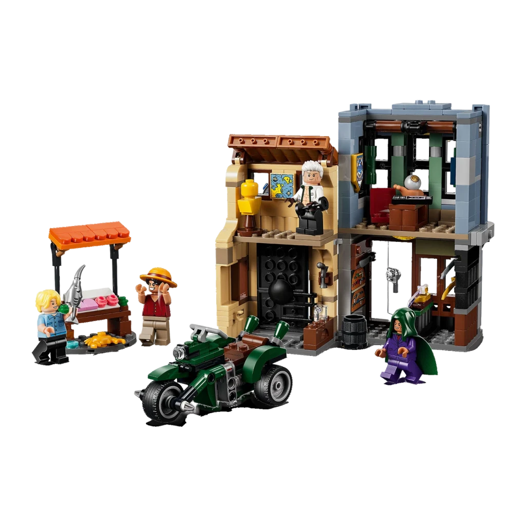 Set de construcción LEGO One Piece Duelo contra el Capitán Smoker 75642 547 piezas A partir de 9 años, vista trasera