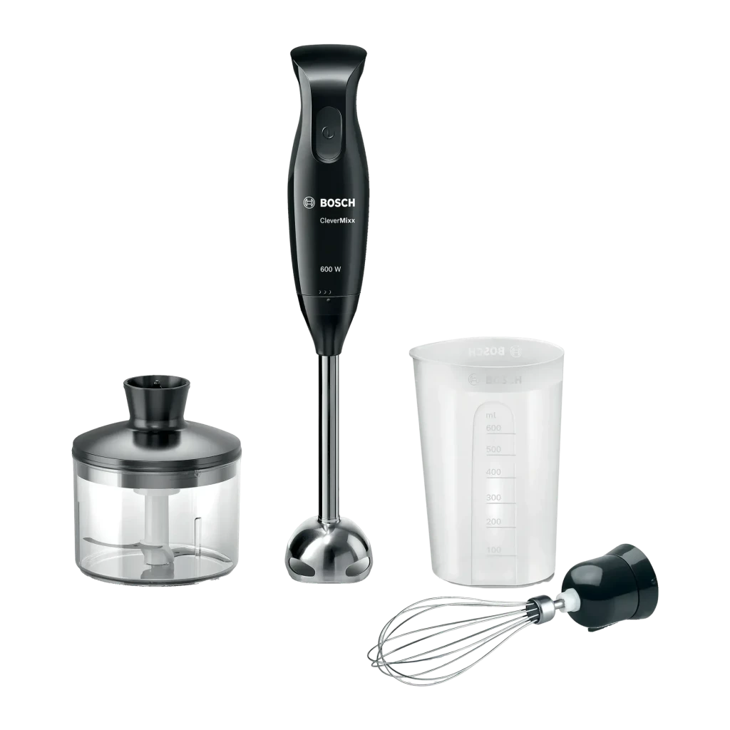 Batidora de mano Bosch CleverMixx 600W Minipicador incluido Negro MSM2650B
