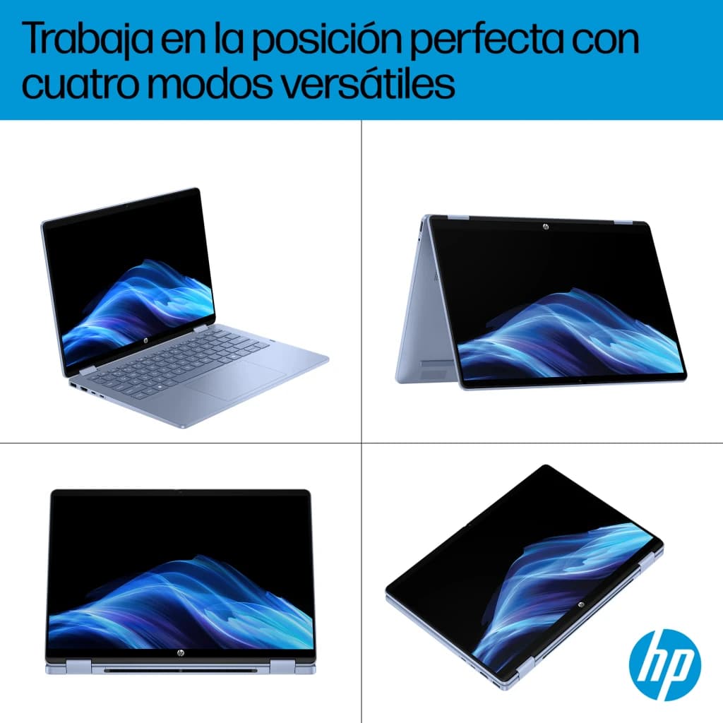 Portátil 2 em 1 HP OmniBook 5 Flip 16GB/1TB SSD 14 polegadas OLED 2K Tátil Intel Core 5 120U NVMe PCIe 4.0 Windows 11 Home