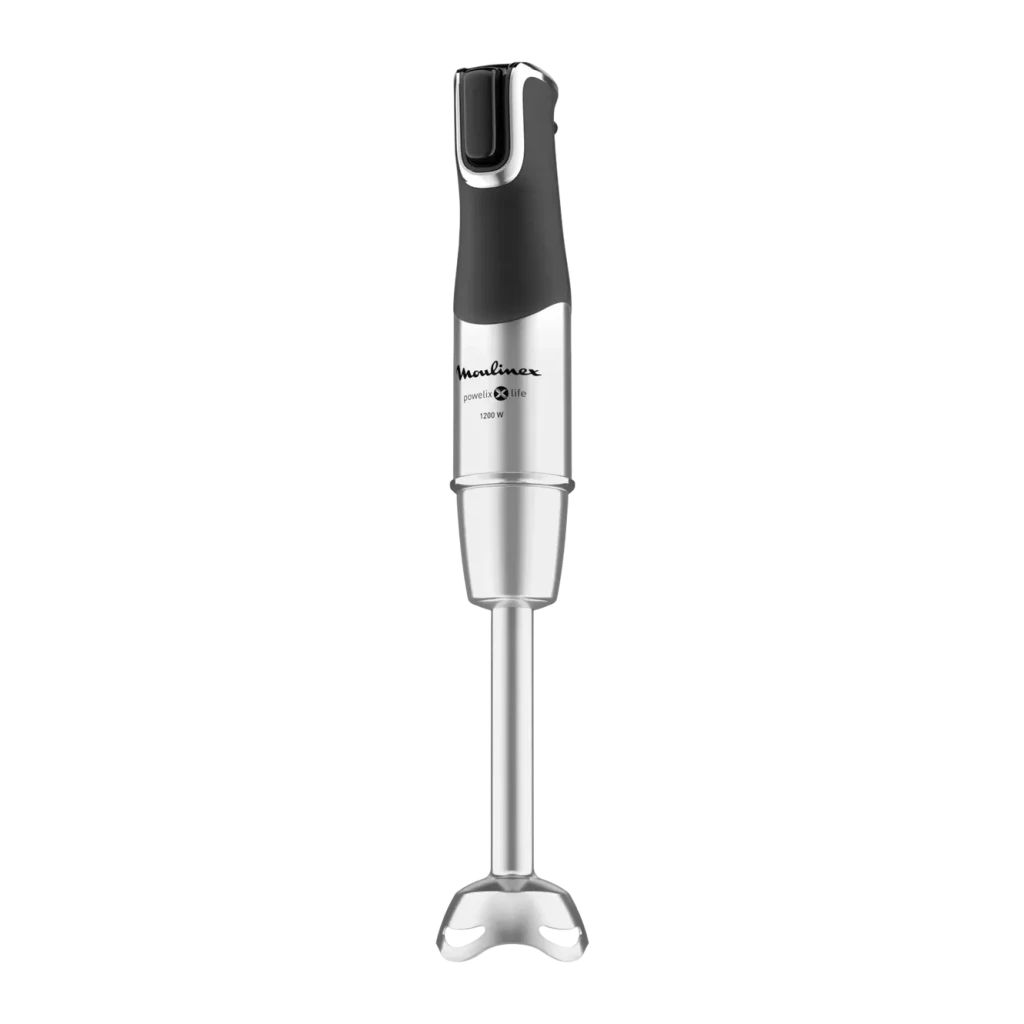 Batidora de mano Moulinex DD95HD 0,8L 1200W Velocidad variable Negro/Acero Inoxidable, detalle: vista frontal completa