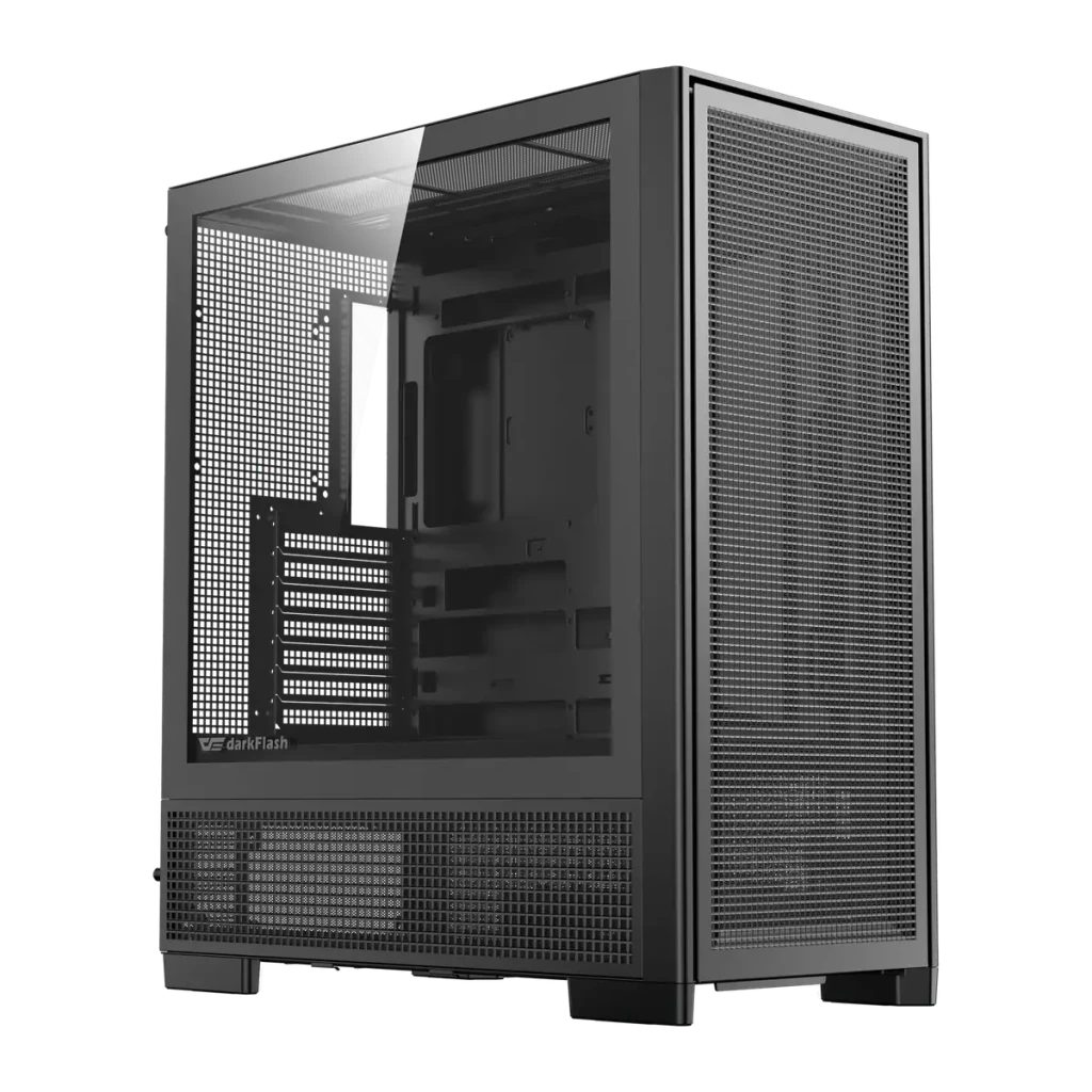 Caja PC Darkflash AIRNOVA Vidrio templado ATX E-ATX 3×120mm incluidos Negro