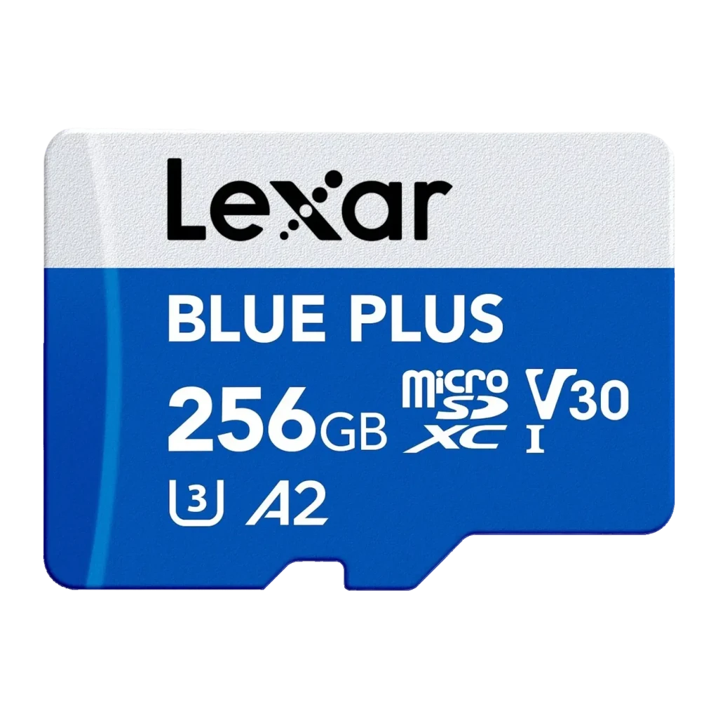 Tarjeta Lexar Blue Plus microSDXC 256GB UHS-I V30 U3 A2 170MB/s