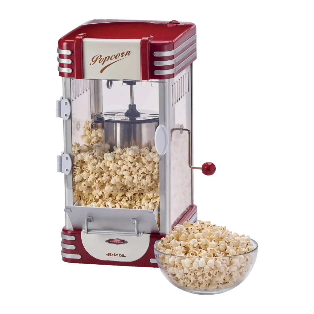 Máquina de palomitas Ariete Pop Corn XL Party Time 2953 2,4L 310W Rojo/Blanco