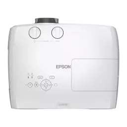 Proyector Epson 4K UHD 3840x2160 3000 Lúmenes ANSI 3LCD Blanco EH-TW7100, detalle vista superior: mandos, Lens Shift y zoom